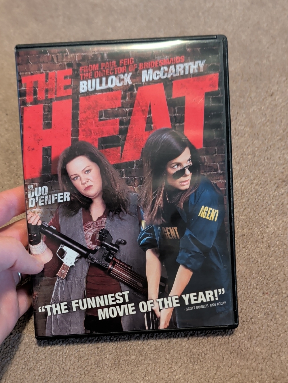 💜 5/$20 The Heat DVD -‎ Red & Black Cover
